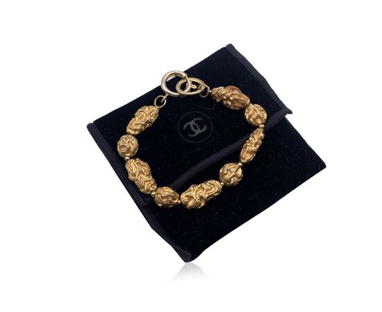 CHANEL Bracciale Vintage in Metallo Col. Oro