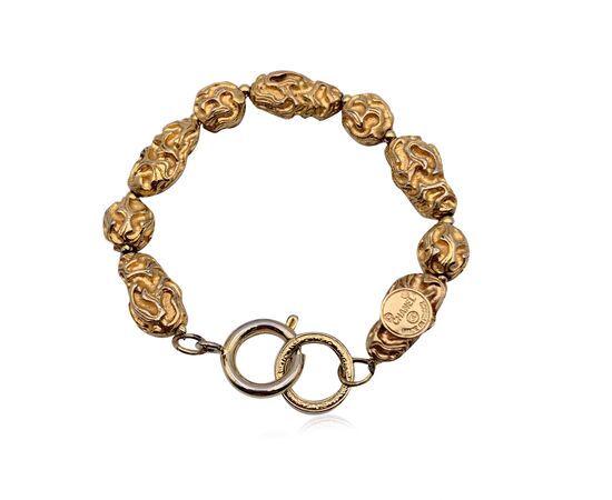 CHANEL Bracciale Vintage in Metallo Col. Oro