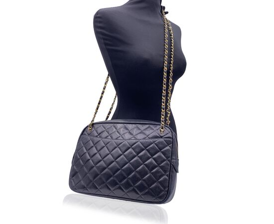 CHANEL Borsa a Tracolla Vintage in Pelle Col. Nero Camera M