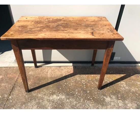 Solid walnut coffee table.     