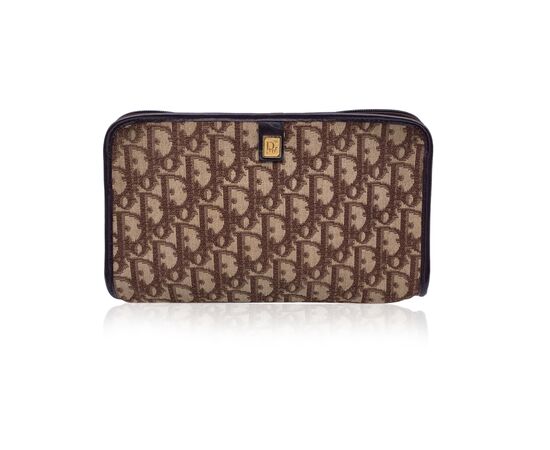 DIOR Pochette Vintage in Tela Col. Marrone Diorissimo S
