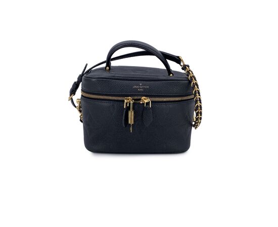LOUIS VUITTON Borsa a Tracolla in Pelle Col. Nero Vanity S