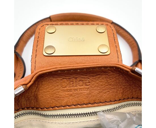 CHLOE Borsa a Mano in Pelle Col. Arancione Paddington M