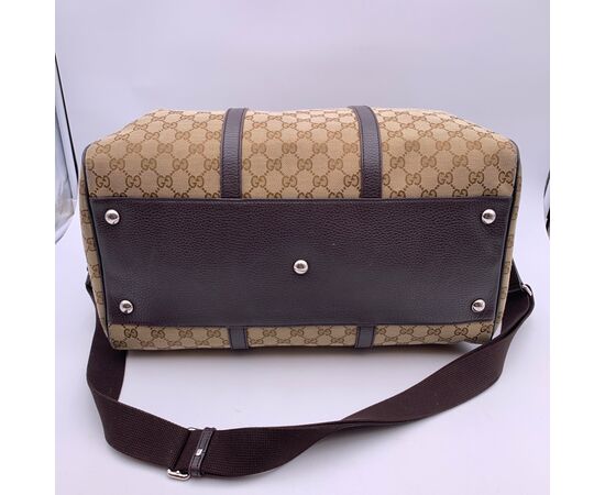 GUCCI Borsa da Viaggio in Tela Col. Beige L