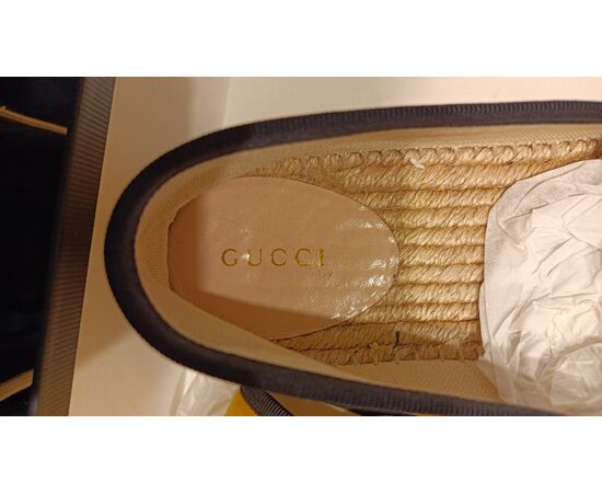GUCCI Scarpe con Tacco in Pelle Col. Oro Sylvie 41