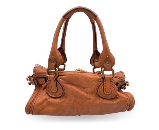 CHLOE Borsa a Mano in Pelle Col. Arancione Paddington M