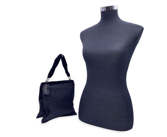 Yves Saint Laurent Borsa a Mano in Tela Col. Nero Chyc S