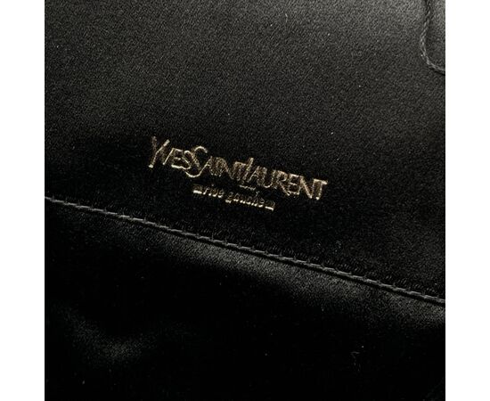 Yves Saint Laurent Borsa a Mano in Tela Col. Nero Chyc S