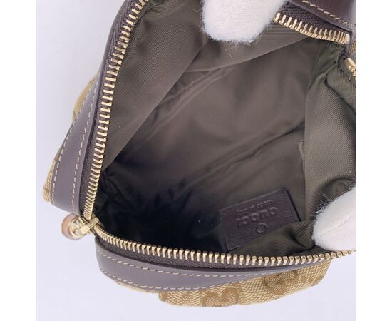 GUCCI Pochette in Tela Col. Beige Bamboo S