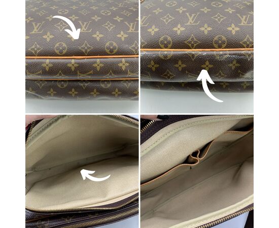 LOUIS VUITTON Borsa a Tracolla Vintage in Tela Col. Marrone Reporter L