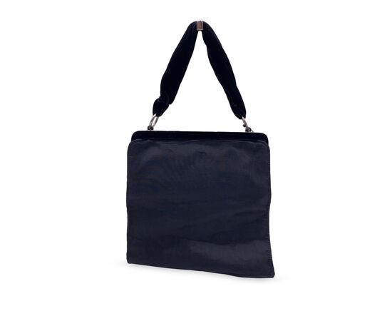 Yves Saint Laurent Borsa a Mano in Tela Col. Nero Chyc S