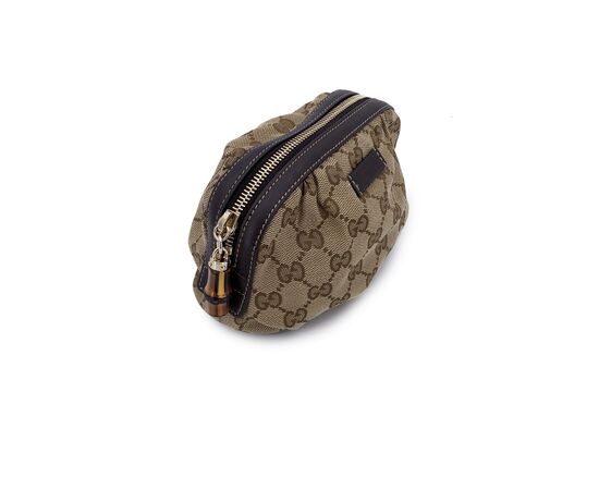 GUCCI Pochette in Tela Col. Beige Bamboo S