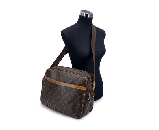 LOUIS VUITTON Borsa a Tracolla Vintage in Tela Col. Marrone Reporter L