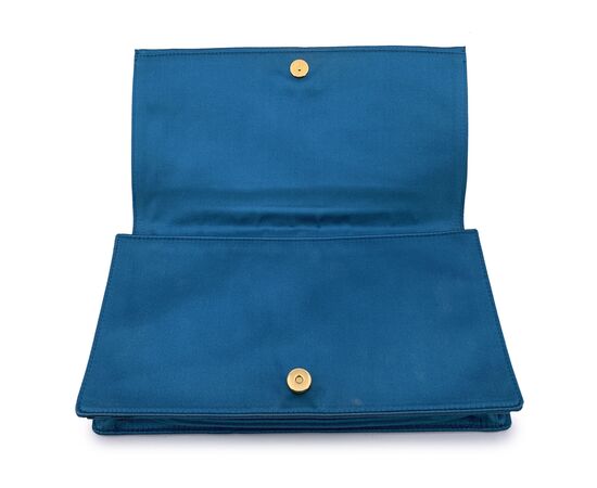 PRADA Pochette in Tela Col. Turchese S