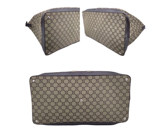 GUCCI Borsa da Viaggio in Tela Col. Marrone Interlocking L