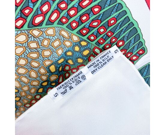 HERMES Foulard Vintage in Seta Col. Multicolore Carre 90