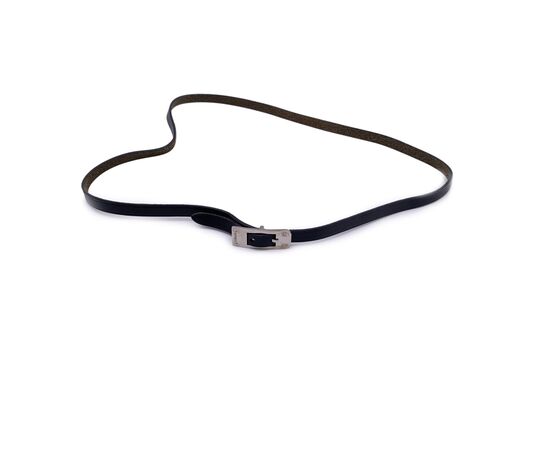 HERMES Bracciale in Pelle Col. Nero Hapi 4 Tour