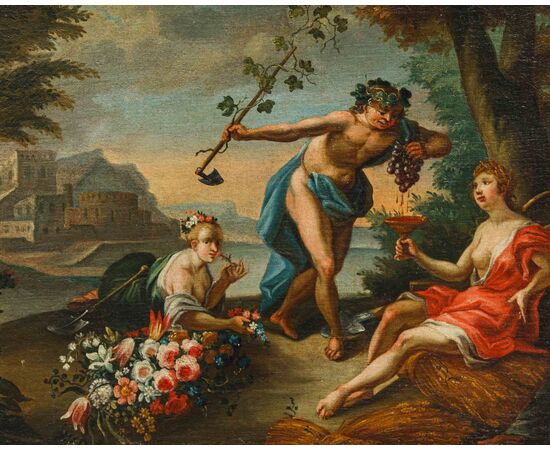 XVIII secolo, Scena bacchica