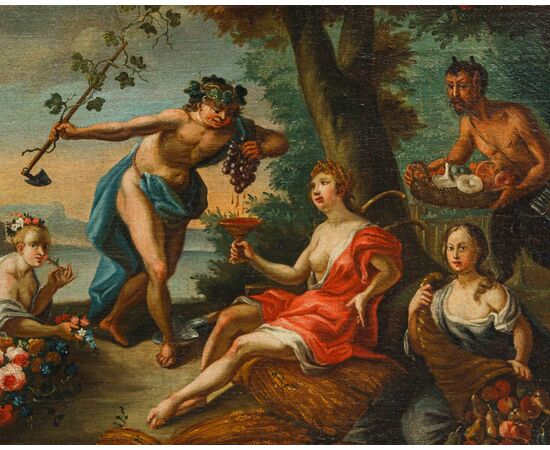 XVIII secolo, Scena bacchica