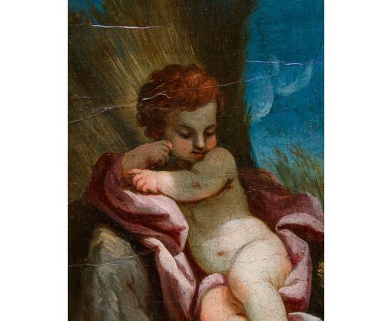 Scuola bolognese del XVIII secolo, Putti con allegorie delle stagioni