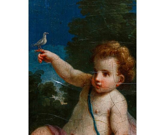 Scuola bolognese del XVIII secolo, Putti con allegorie delle stagioni