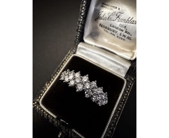 Anello - fedina  con  Diamanti  1.10 ct.