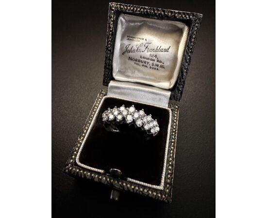 Anello - fedina  con  Diamanti  1.10 ct.