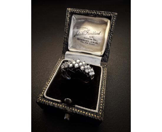 Anello - fedina  con  Diamanti  1.10 ct.