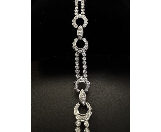 Bracciale  con   Diamanti  tipo  CARTIER