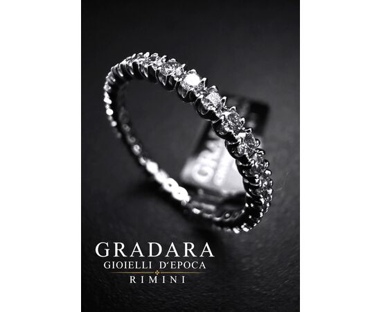 Fedina  con  Diamanti  per  0.85  ct. 