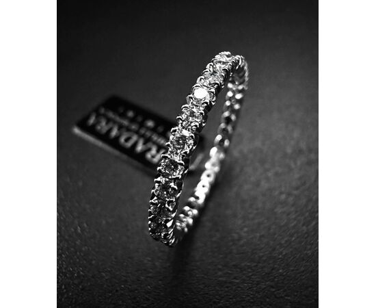 Fedina  con  Diamanti  per  0.85  ct. 