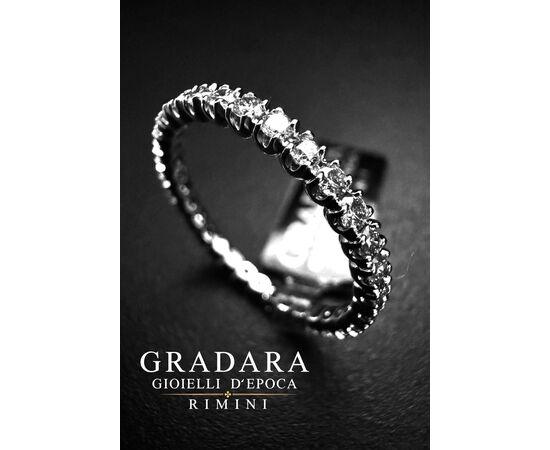Fedina  con  Diamanti  per  0.85  ct. 