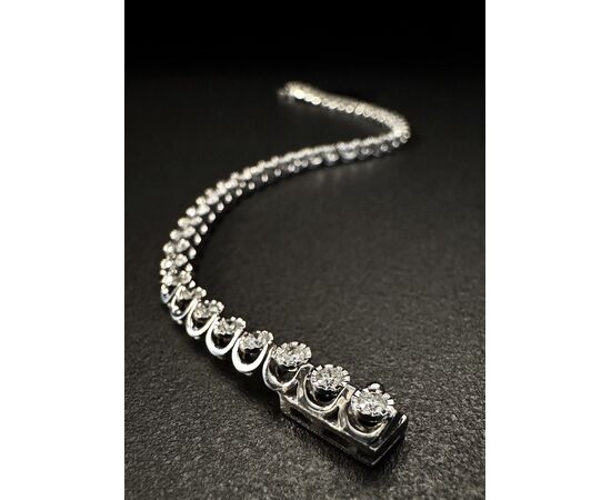 Bracciale  Tennis   con   Diamanti  2.2 ct.