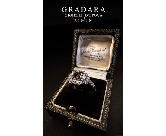 Anello  con  Diamante  Brown