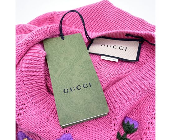 GUCCI Maglione in Cotone Col. Rosa - 46