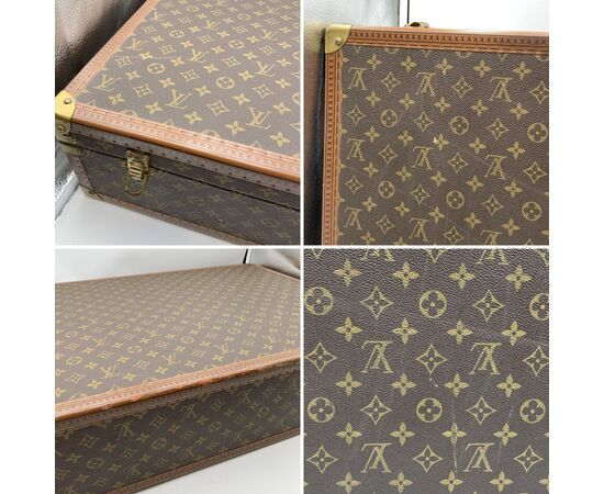 LOUIS VUITTON Borsa da Viaggio Vintage in Tela Col. Marrone Bisten L
