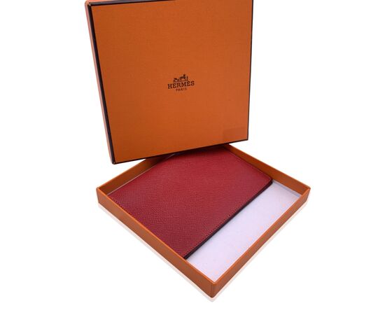 HERMES Accessorio Vintage in Pelle Col. Rosso Simple GM Agenda Cover S