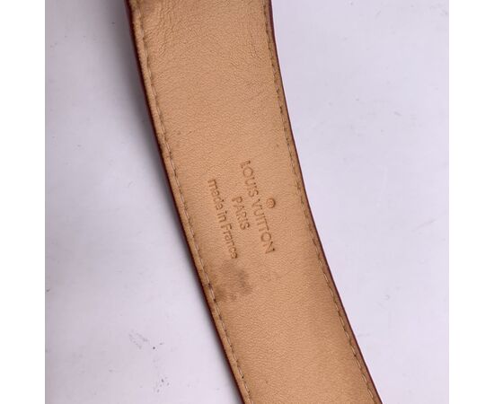 LOUIS VUITTON Cintura in Pelle Lucida Col. Rosso -