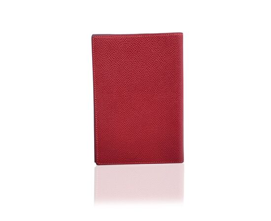 HERMES Accessorio Vintage in Pelle Col. Rosso Simple GM Agenda Cover S