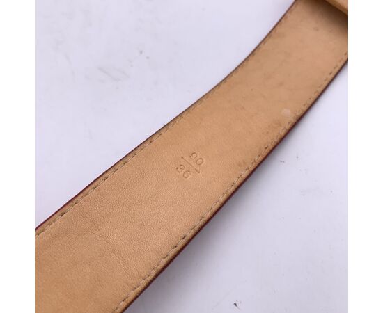 LOUIS VUITTON Cintura in Pelle Lucida Col. Rosso -