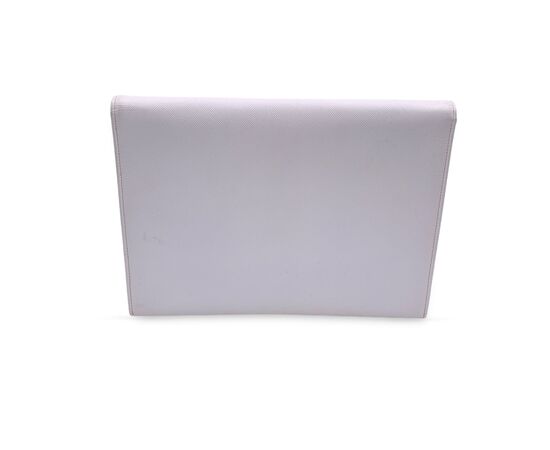 YVES SAINT LAURENT Pochette Vintage in Pelle Col. Bianco - S