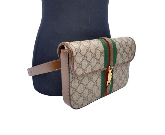 GUCCI Borsa a Tracolla in Tela Col. Beige Jackie 1961 S