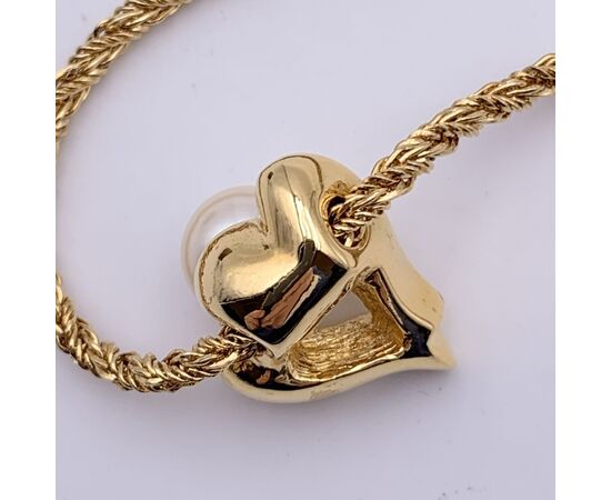 CHRISTIAN DIOR Collana Vintage in Metallo Col. Oro