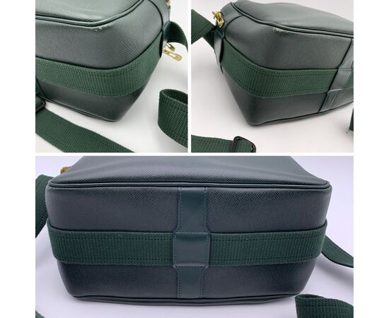 LOUIS VUITTON Borsa a Tracolla in Pelle Col. Verde Reporter M