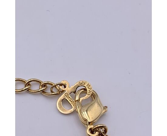 CHRISTIAN DIOR Collana Vintage in Metallo Col. Oro