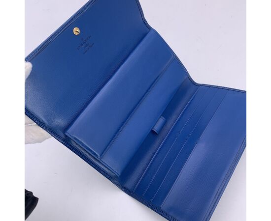 LOUIS VUITTON Portafoglio Vintage in Pelle Col. Blu Sarah M