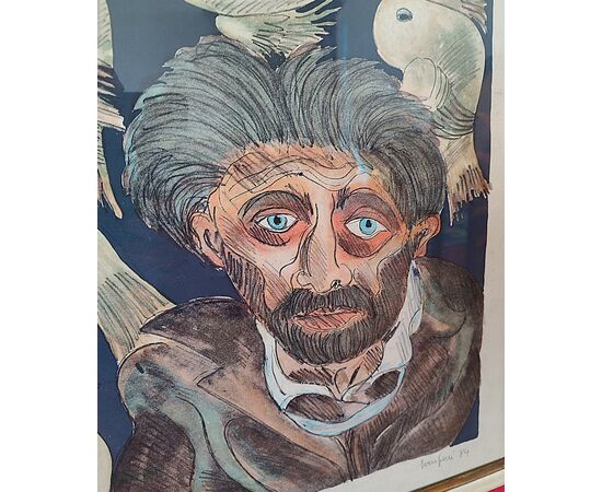 Volti e colombe Giuseppe Serafini 1915 - 1987