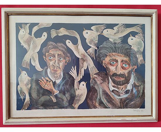Volti e colombe Giuseppe Serafini 1915 - 1987