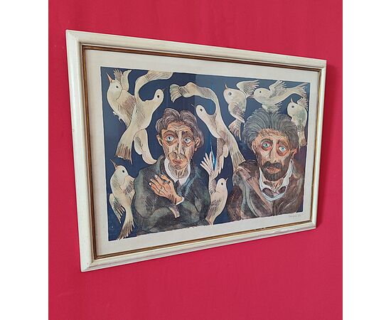 Volti e colombe Giuseppe Serafini 1915 - 1987