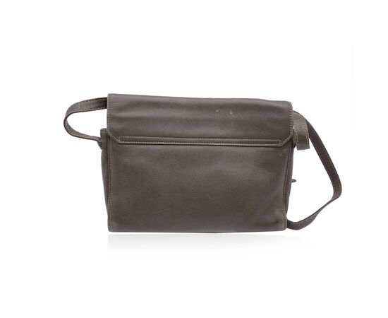 GIANNI VERSACE Borsa a Tracolla Vintage in Pelle Col. Verde M